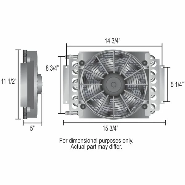 Best Pirce ๐ Derale 16-Pass Electra-Cool Trans Cooler Kit (-6AN) 13900 ๐ - Image 3
