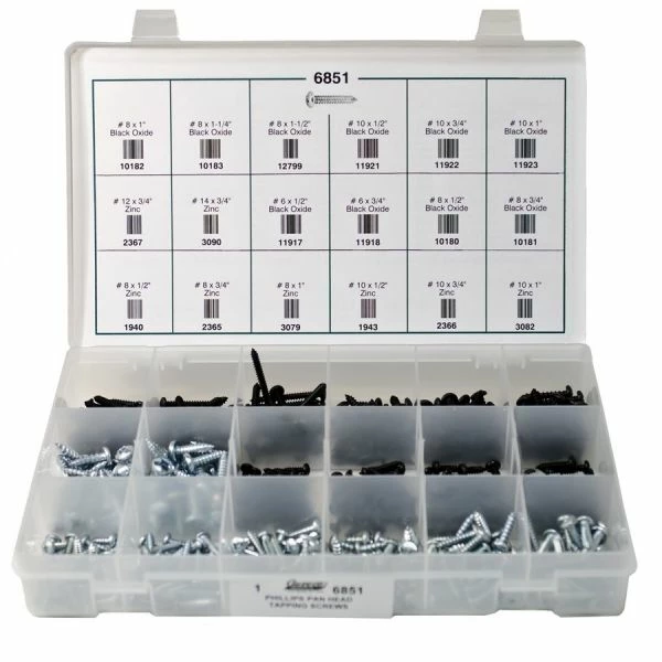 Brand new 😉 Auveco Phillips Pan Head Screws Quik-Select Kit 6851 🔔