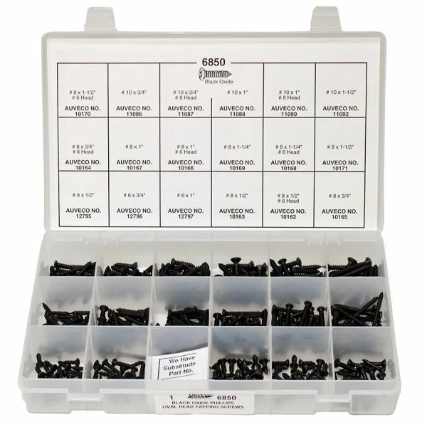 Top 10 ๐ Auveco Phillips Oval HD Black Oxide Screw Quik-Select 6850 โ๏ธ