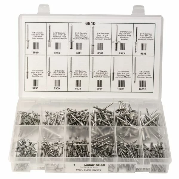 Deals 🔔 Auveco Pan-L Blind Rivets Quik-Select Kit 6840 ✔️