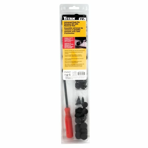 Top 10 ๐ Titan Tools 72 Pc. Car Retainer Push Clips Kit 85535 ๐ - Image 2