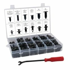 Outlet 🎁 Titan Tools 240 Pc. Universal Push Pin Retainer Kit With Removal Tool 85520 🔔
