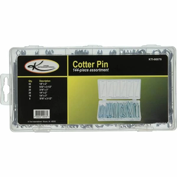 Discount 🎉 K Tool International 144 Piece Cotter Pin Assortment KTI00078 😉 - Image 2