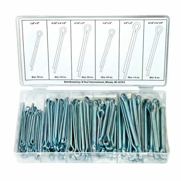 Discount 🎉 K Tool International 144 Piece Cotter Pin Assortment KTI00078 😉
