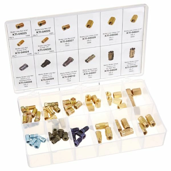 Hot Sale ๐ K Tool International 64 Piece Brake Line Fitting Kit KTI00005 ๐ 2 Hot Sale ๐ K Tool International 64 Piece Brake Line Fitting Kit KTI00005 ๐ - Image 2