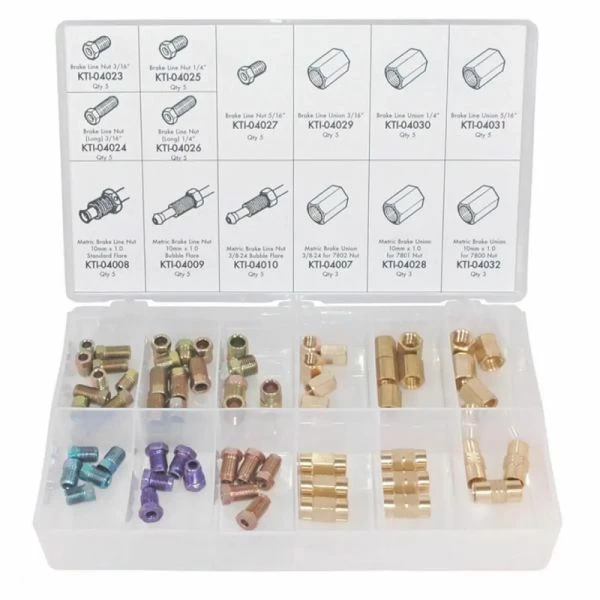 Hot Sale ๐ K Tool International 64 Piece Brake Line Fitting Kit KTI00005 ๐ 1 Hot Sale ๐ K Tool International 64 Piece Brake Line Fitting Kit KTI00005 ๐