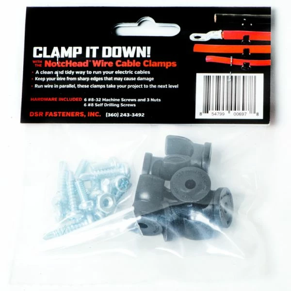 Budget π NotcHead AN- 6 Or 1/0 Wire Cable Line Clamps 2618-6 π - Image 2