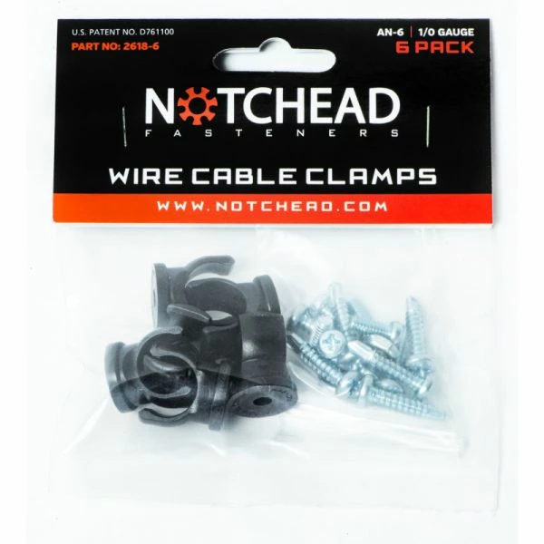Budget π NotcHead AN- 6 Or 1/0 Wire Cable Line Clamps 2618-6 π