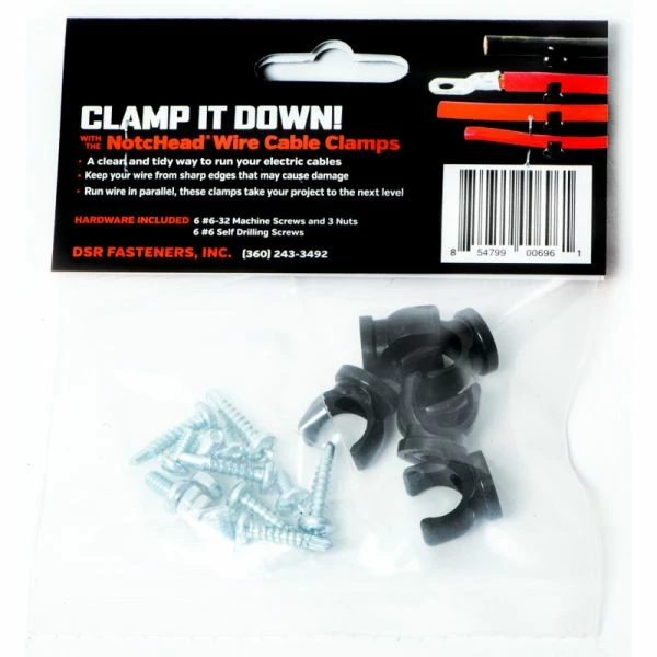 Top 10 π NotcHead AN- 4 Or #4-#1 AWG Wire Cable Braided Line Clamps 2418-6 β¨ - Image 2