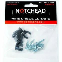 Top 10 😀 NotcHead AN- 4 Or #4-#1 AWG Wire Cable Braided Line Clamps 2418-6 ✨