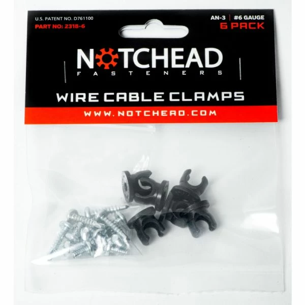 Top 10 π― NotcHead AN-3 Or #6 AWG Wire Cable Line Clamps 2318-6 π―