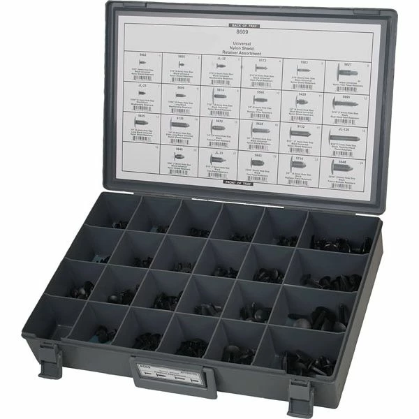 Wholesale 👍 Universal Black Nylon Retainers - 311 Pcs - Disco Automotive 👏