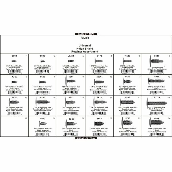 Wholesale 👍 Universal Black Nylon Retainers - 311 Pcs - Disco Automotive 👏 - Image 2