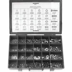 Flash Sale ✔️ Grade 5 Cap Screws Washers Nuts 1/4 To 1/2 - 612pcs - Disco Automotive 🔥