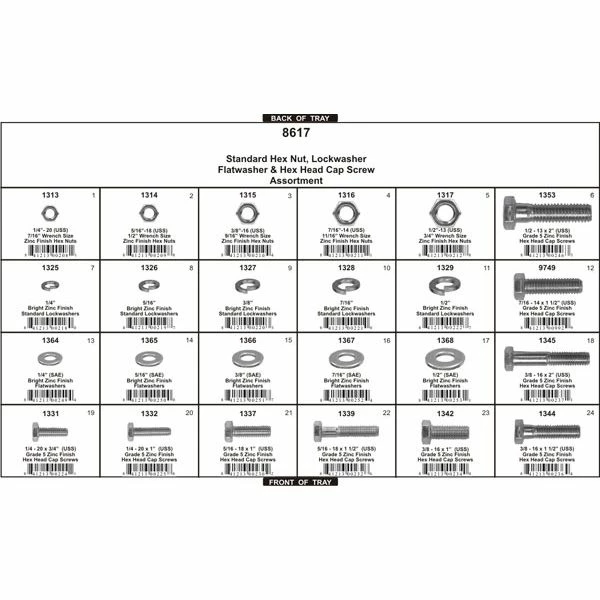 Flash Sale βοΈ Grade 5 Cap Screws Washers Nuts 1/4 To 1/2 - 612pcs - Disco Automotive π₯ - Image 2