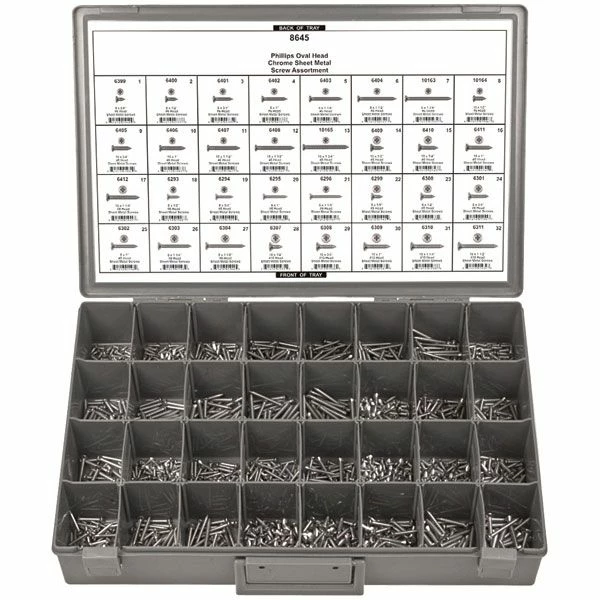 New 🛒 Chrome Trim Screws Phillips Oval Head - 1510pcs - Disco Automotive 💯 1 New 🛒 Chrome Trim Screws Phillips Oval Head - 1510pcs - Disco Automotive 💯
