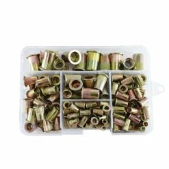 Best Pirce ⌛ Astro Pneumatic 120pc Steel Rivet Nut Assortment - SAE RN120 ✔️